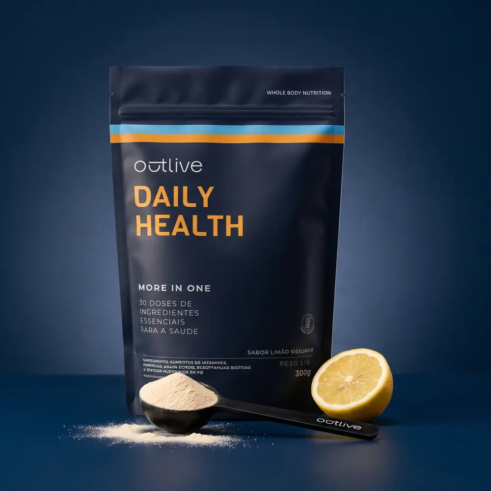 Outlive Daily Health, sabor limão siciliano, 300 g